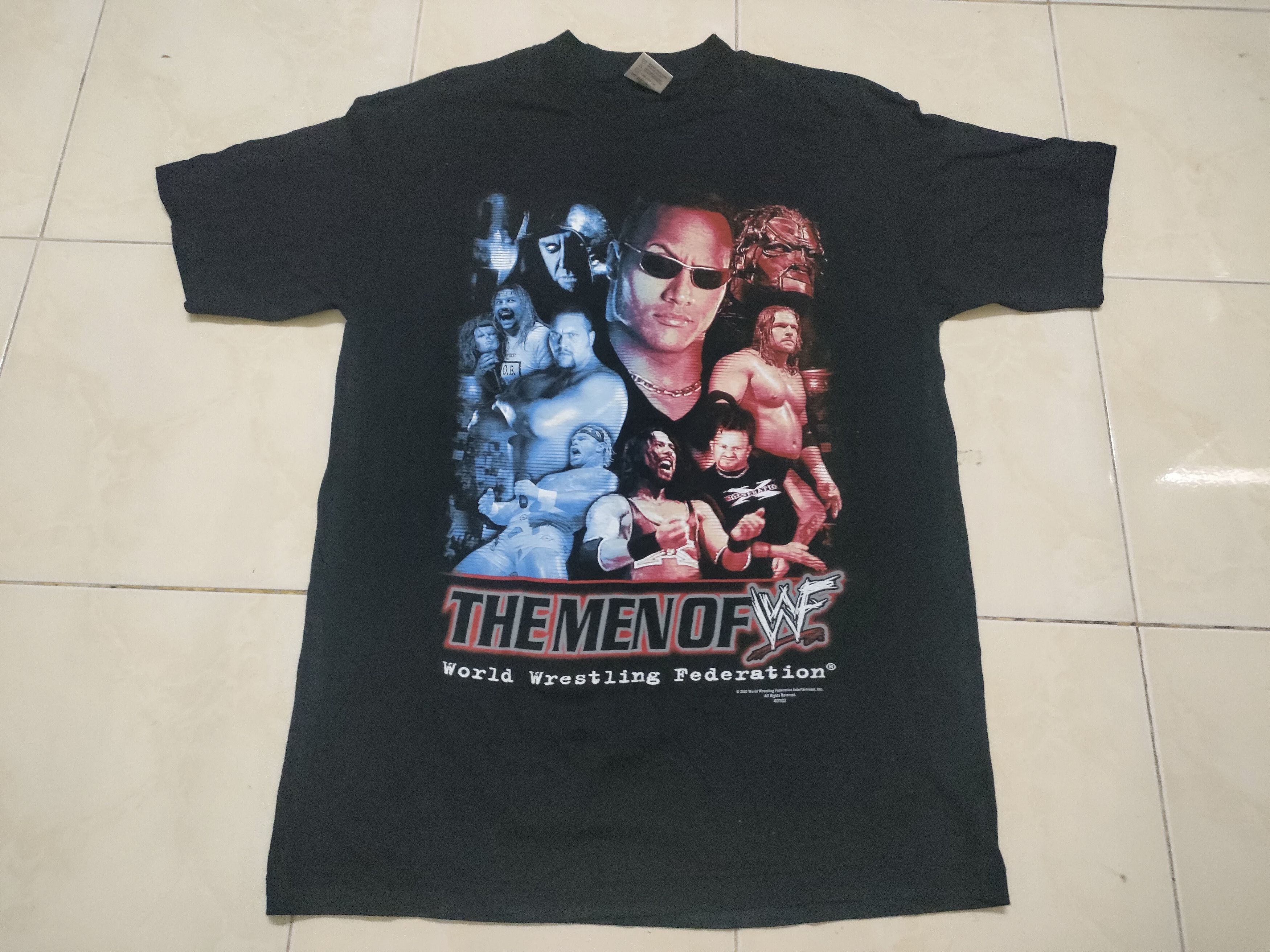 Vintage WWE WWF Wrestling The Rock T-shirt