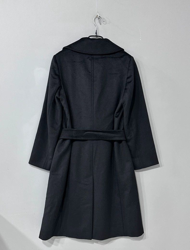 Max Mara Max Mara Black wool single-breasted coat Size S / US 4 / IT 40 - 3 Thumbnail