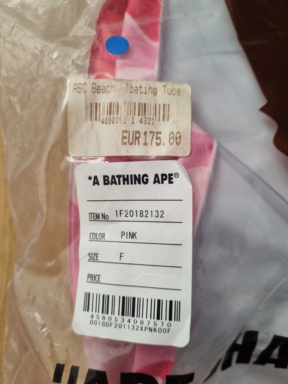 Bape BAPE ABC Beach Floating Tube Pink Size ONE SIZE - 3 Thumbnail