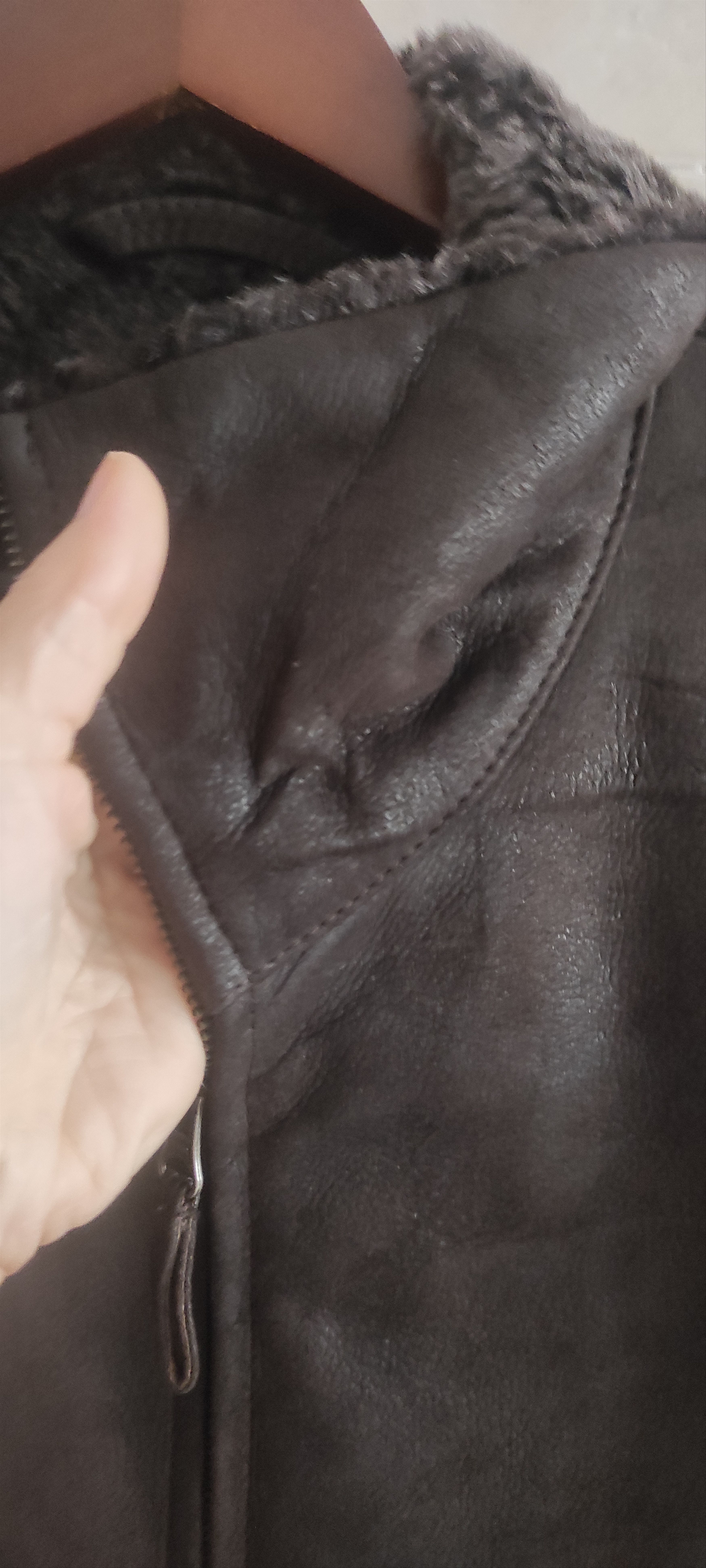 Massimo Dutti Massimo Dutti Suede Shearling Leather Men's Jacket Size M Size US M / EU 48-50 / 2 - 6 Thumbnail