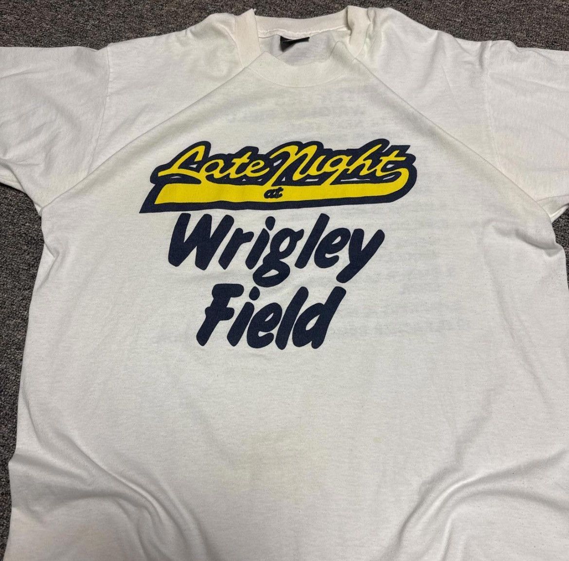 Vintage 1990’s Late Nights at Wrigley Field Promo Tee Size US XL / EU 56 / 4 - 2 Thumbnail