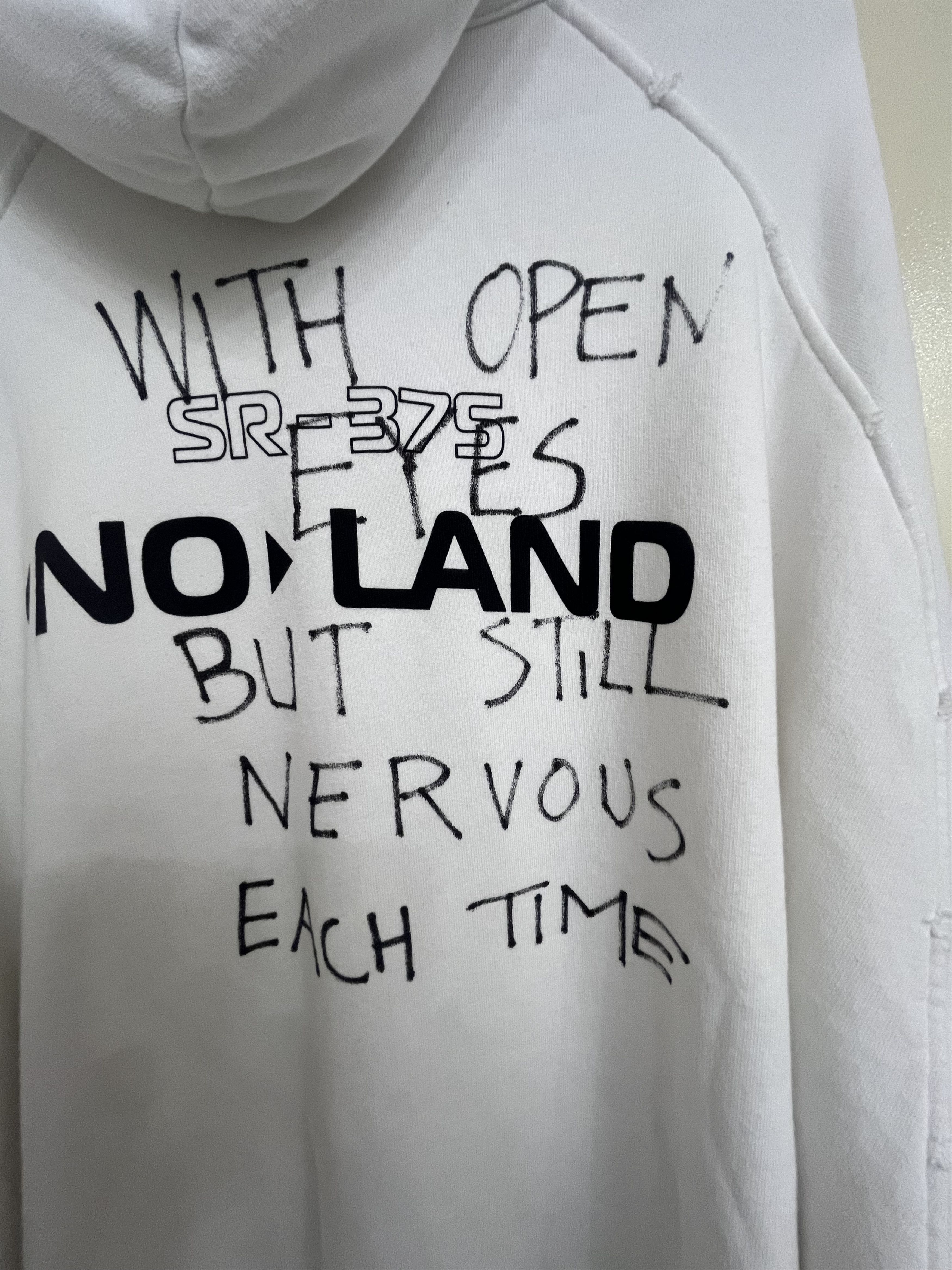 Raf Simons Raf Simons “Life On Mars” Distressed Zip Hoodie – Rare Piece Size US S / EU 44-46 / 1 - 8 Thumbnail
