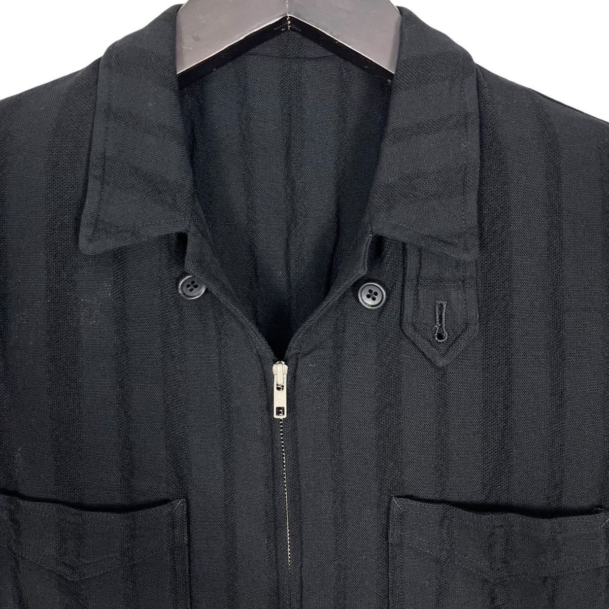 Designer × Y's for Men × Yohji Yamamoto Y’s For Men Yohji Yamamoto See Through Stripes Rayon Jacket Size US M / EU 48-50 / 2 - 3 Thumbnail