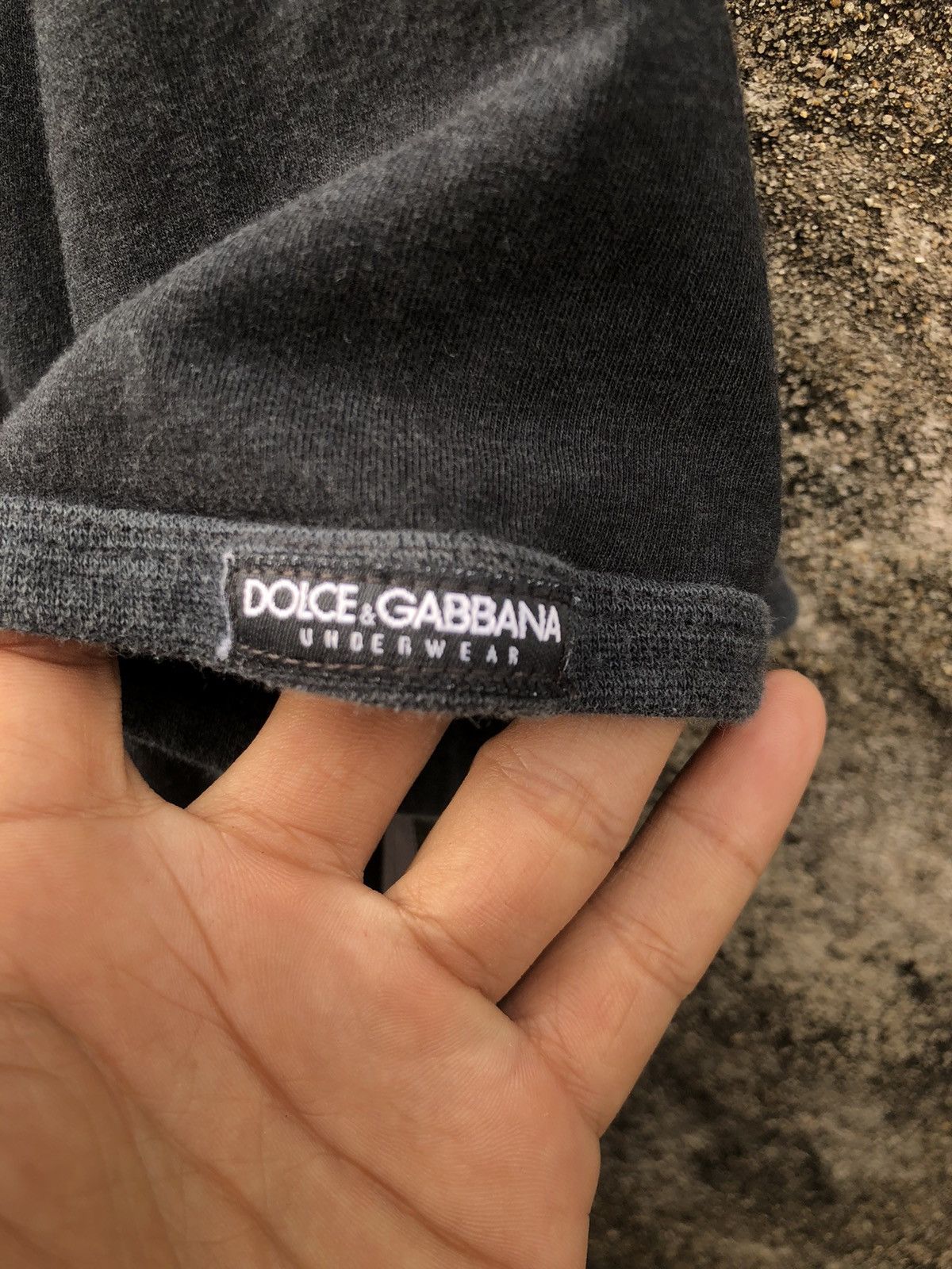 Designer × Dolce & Gabbana × Vintage Vintage D&G Dolce and Gabbana Underwear Tee Size US M / EU 48-50 / 2 - 4 Thumbnail