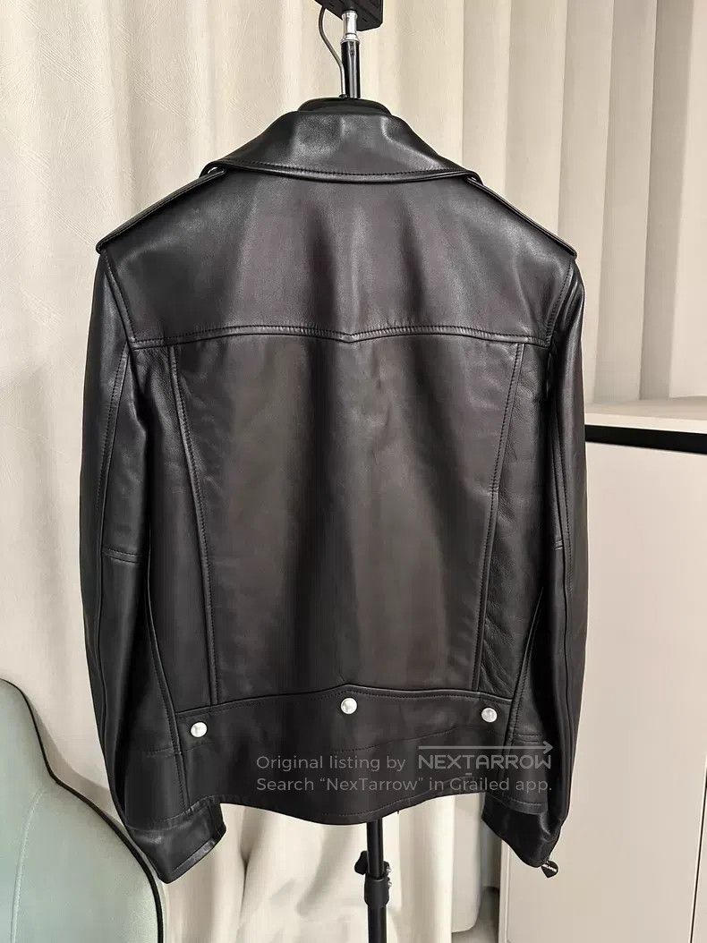 Saint Laurent Paris Saint Laurent Paris Embossed leather logo leather jacket Size US M / EU 48-50 / 2 - 3 Thumbnail