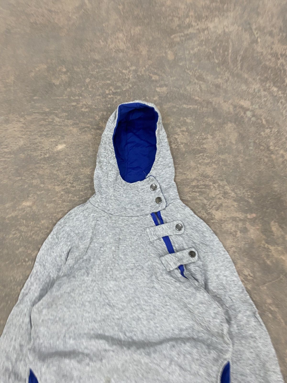 Le Grande Bleu (L.G.B.) 2000s -VSKA Asymmetrical Zipper Hoodie punk grunge lgb Size US S / EU 44-46 / 1 - 6 Thumbnail
