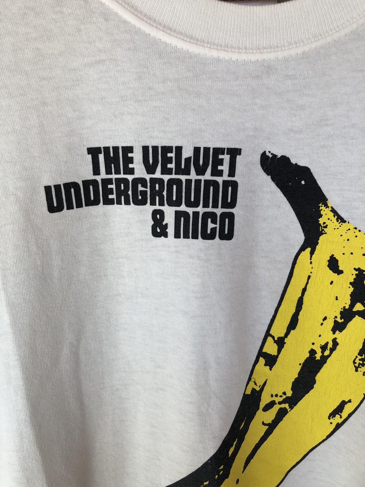 Band Tees Vintage The Velvet Underground and Nico by Andy Warhol Tee Size US M / EU 48-50 / 2 - 5 Thumbnail