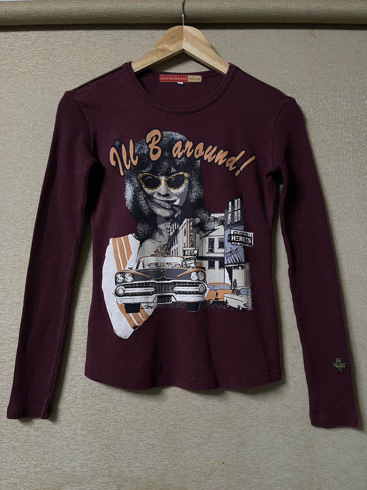 Jean Charles De Castelbajac Castelbajac "I'll B Around" Classic Graphic Longsleeve Size M / US 6-8 / IT 42-44 - 2 Thumbnail