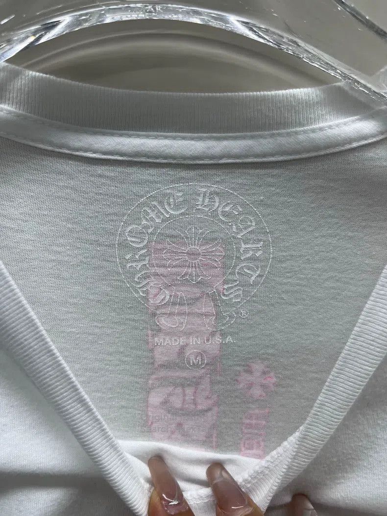 Chrome Hearts CHROME HEARTS Size M White phosphor scroll vertical Sanskri Size US M / EU 48-50 / 2 - 3 Thumbnail
