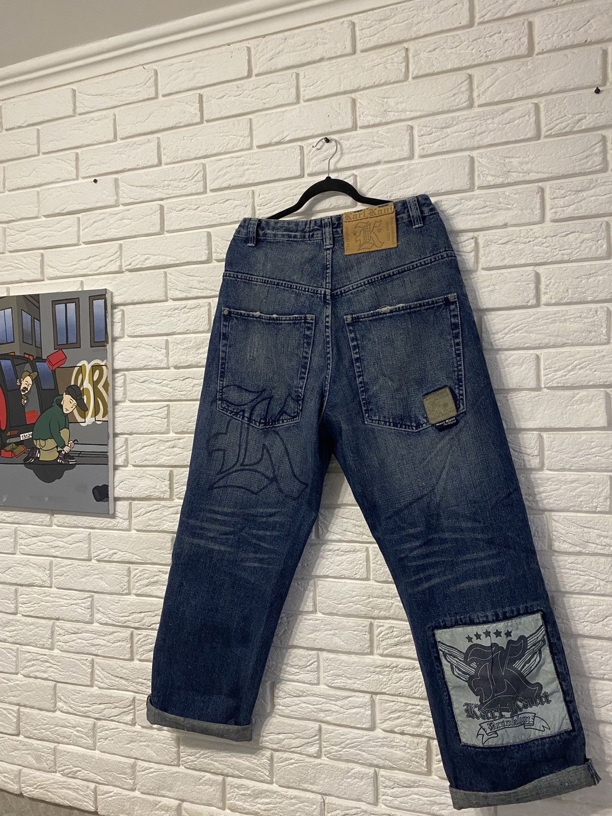 Vintage Karl Kani Brooklyn Baggy Fit Pants Vintage Size US 32 / EU 48 - 2 Thumbnail