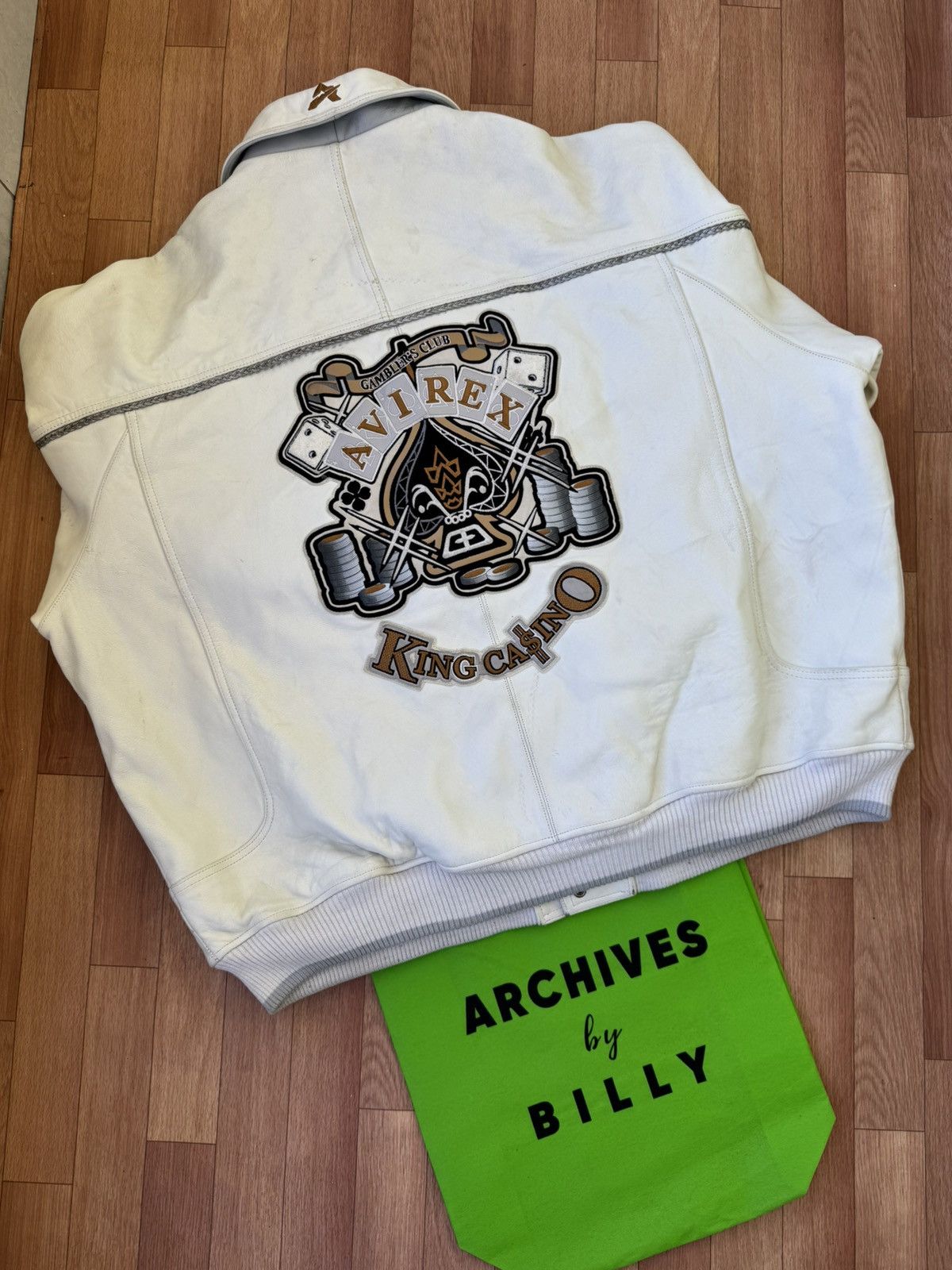 Avirex 🔥90's Avirex King Casino leather jacket Size US XXL / EU 58 / 5 - 1 Thumbnail