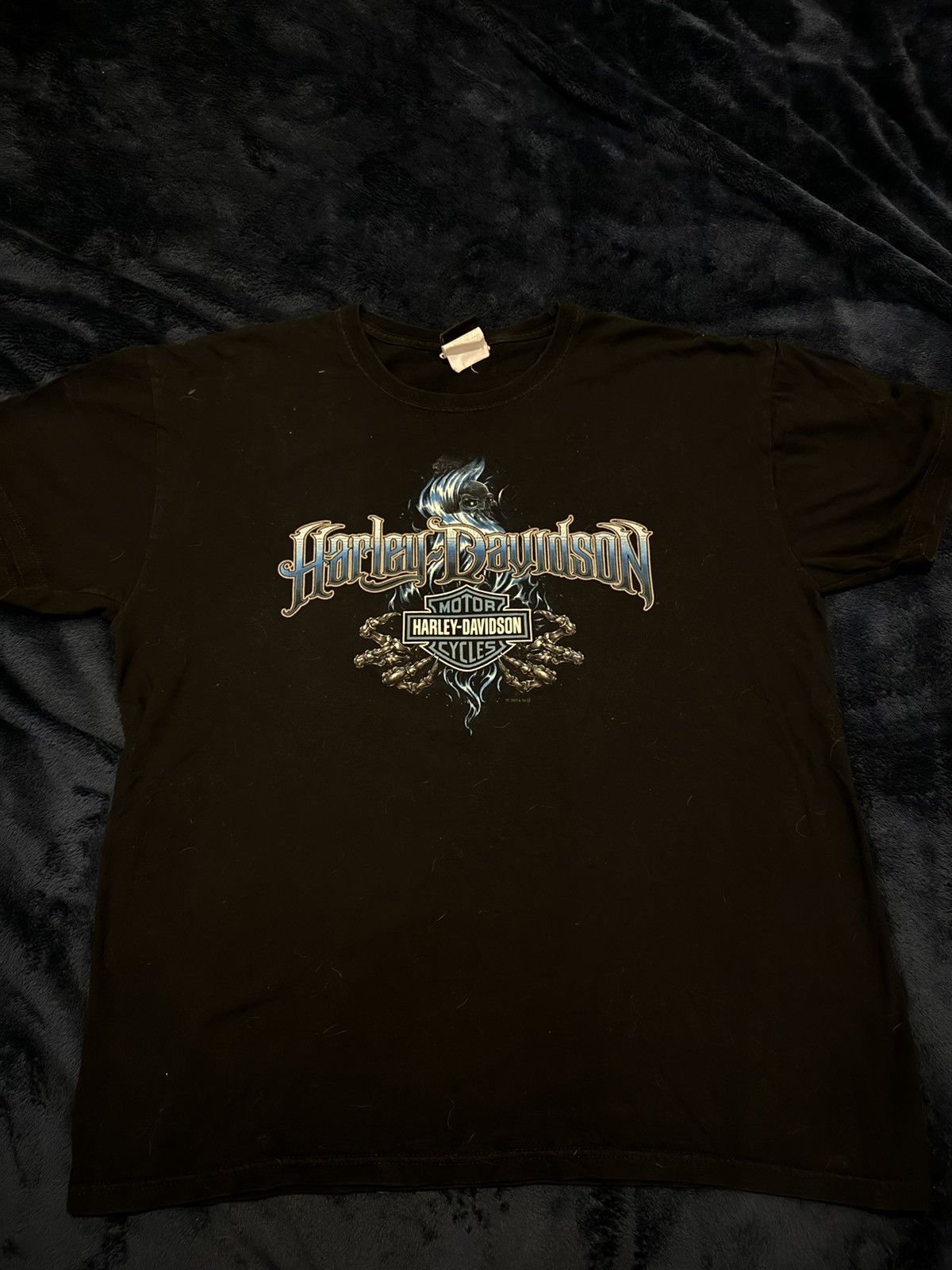 Harley Davidson Black Harley Davidson graphic tee Size US L / EU 52-54 / 3 - 1 Thumbnail