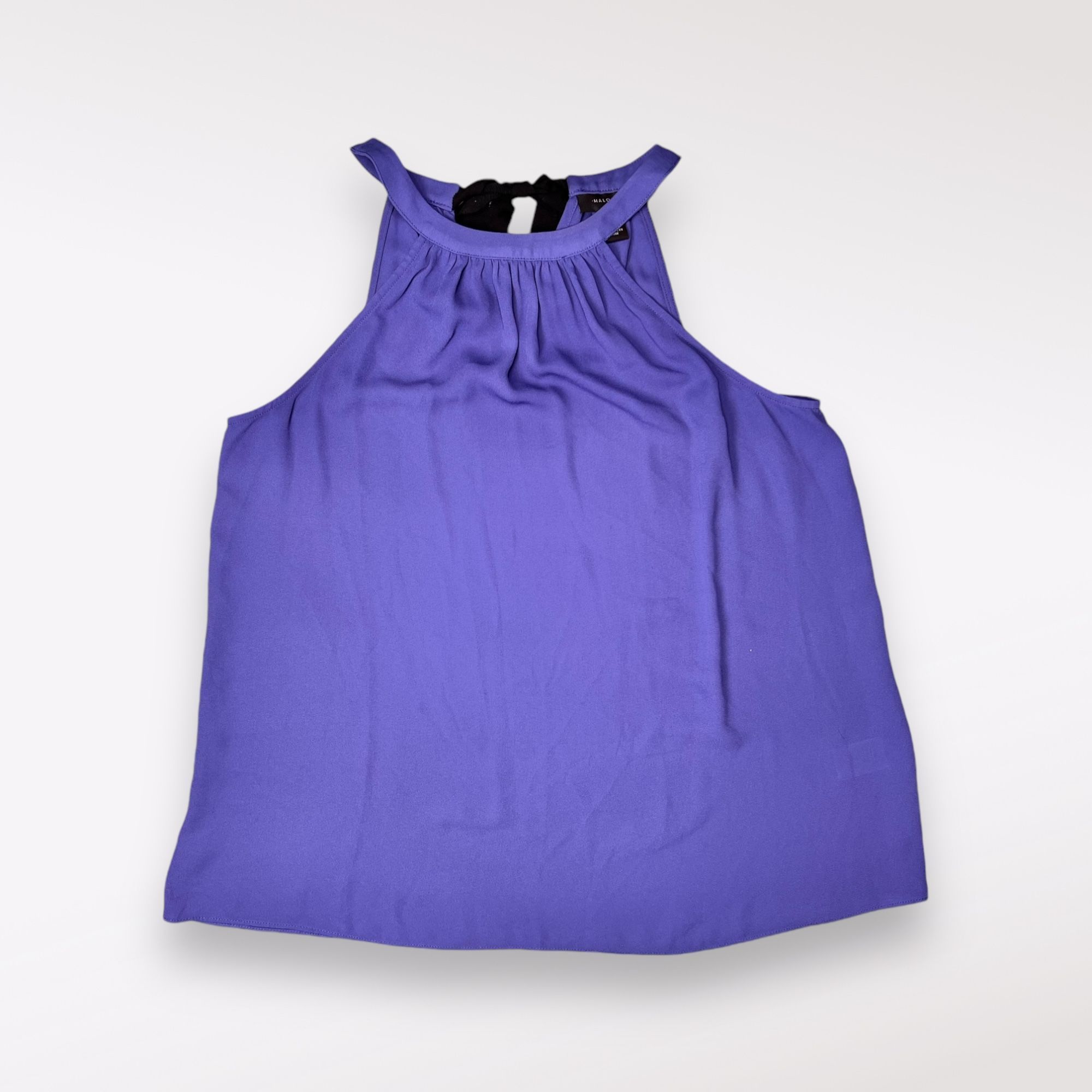 Designer Halogen Silky Blouse Sleeveless Halter Neck Tank XS Size XS / US 0-2 / IT 36-38 - 9 Thumbnail