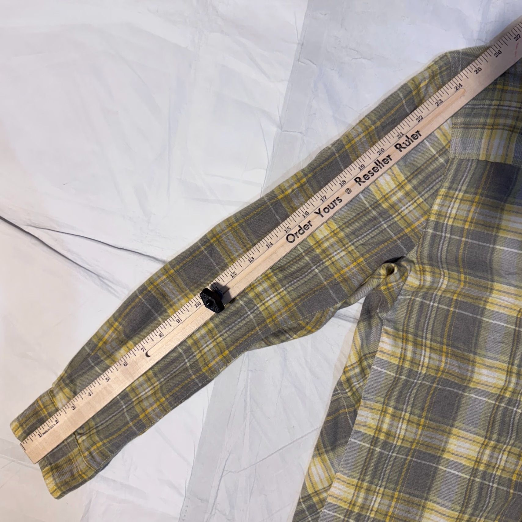 Vintage Browning Shirt Button-Up Outdoor Plaid Flannel Yellow S Mens Cotton Logo Embroidered Vintage: No Size US S / EU 44-46 / 1 - 7 Thumbnail