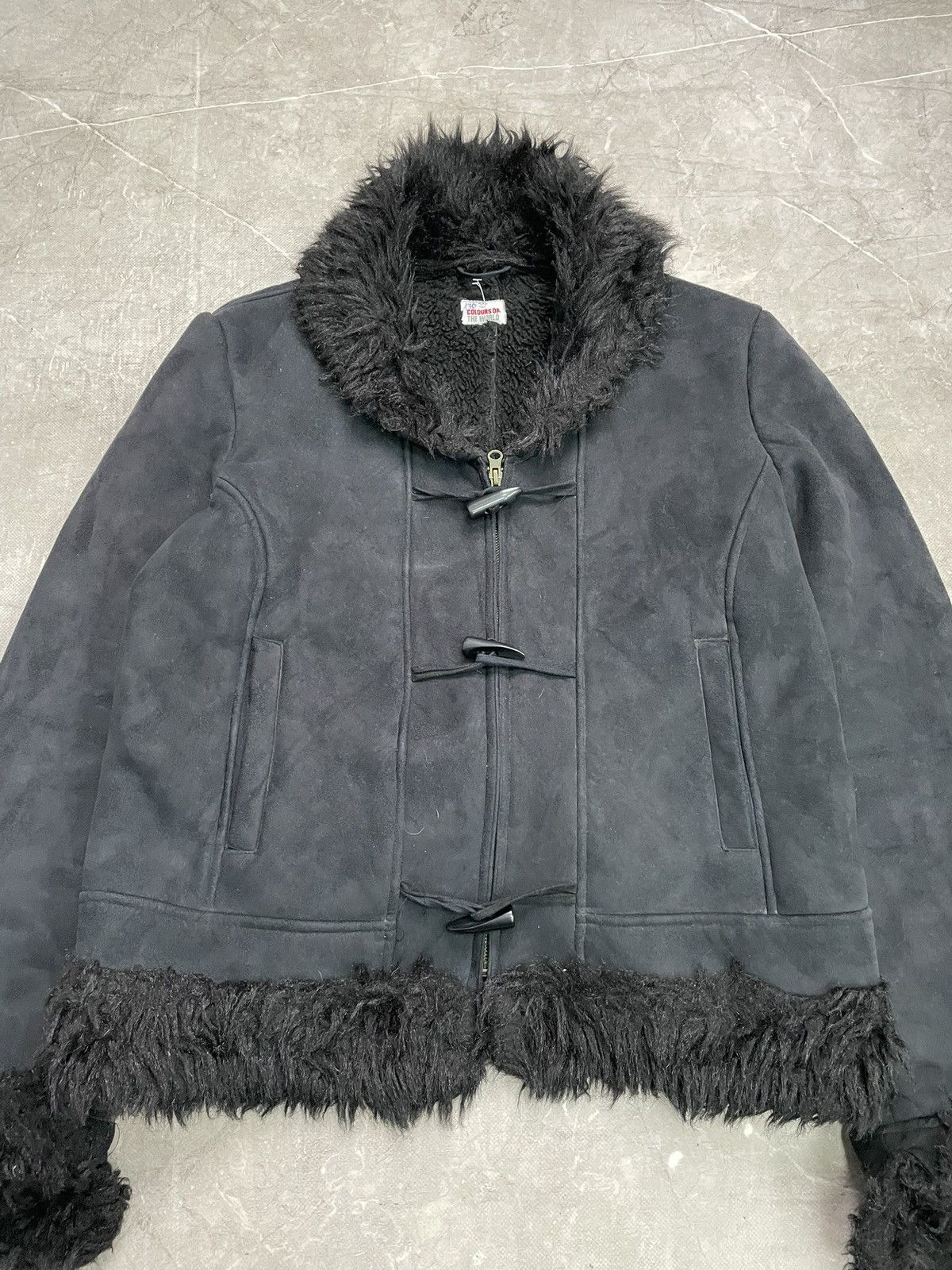 If Six Was Nine Hysteric glamour style faux fur hype jacket Y2K japanese Size US L / EU 52-54 / 3 - 3 Thumbnail