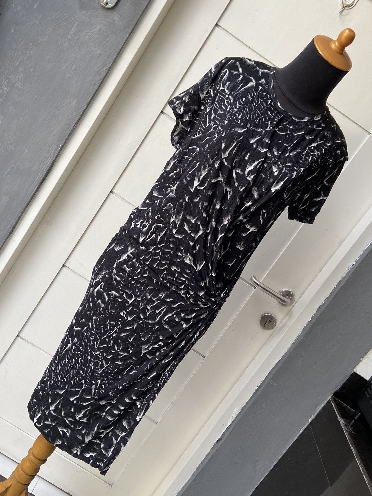 Helmut Lang HELMUT LANG Motive Black Dress Size XS / US 0-2 / IT 36-38 - 18 Thumbnail