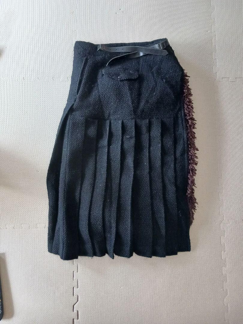 Yohji Yamamoto Pour Homme 13aw archive fur skirt Size US 35 - 5 Thumbnail