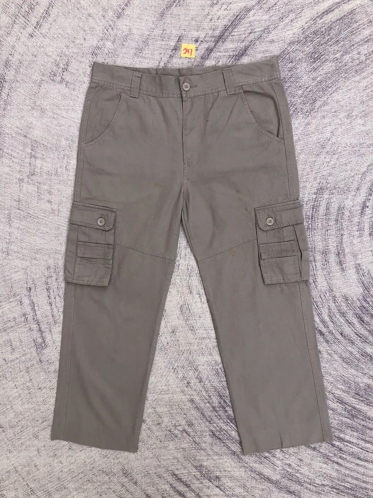 Japanese Brand × Vintage Straight Leg Cargo Pants Loose Bottoms With 6 Pocket Size US 34 / EU 50 - 2 Thumbnail