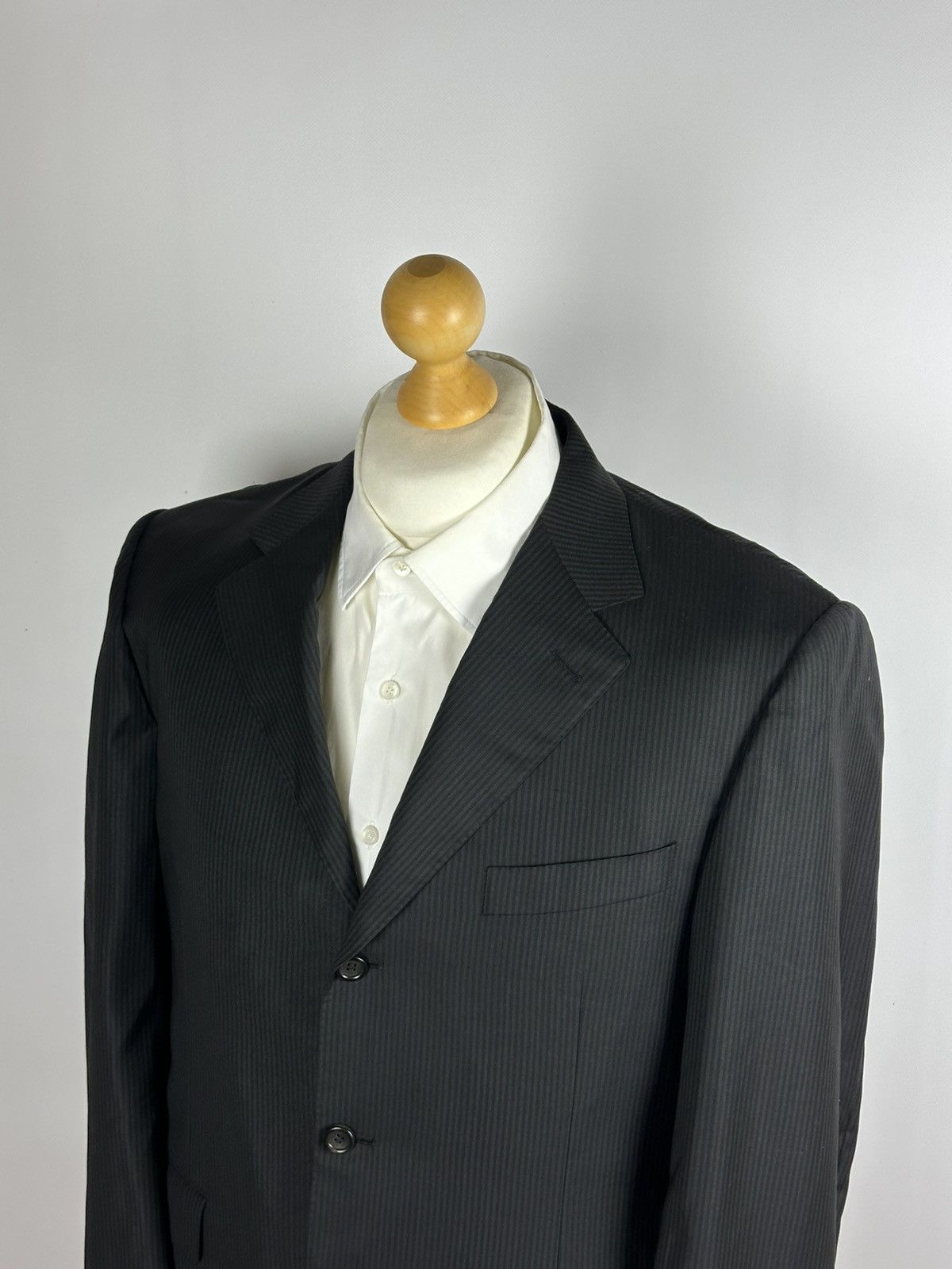 Canali Canali 100% Pure Wool 3 Button Italy Blazer Jacket Size 52R - 3 Thumbnail