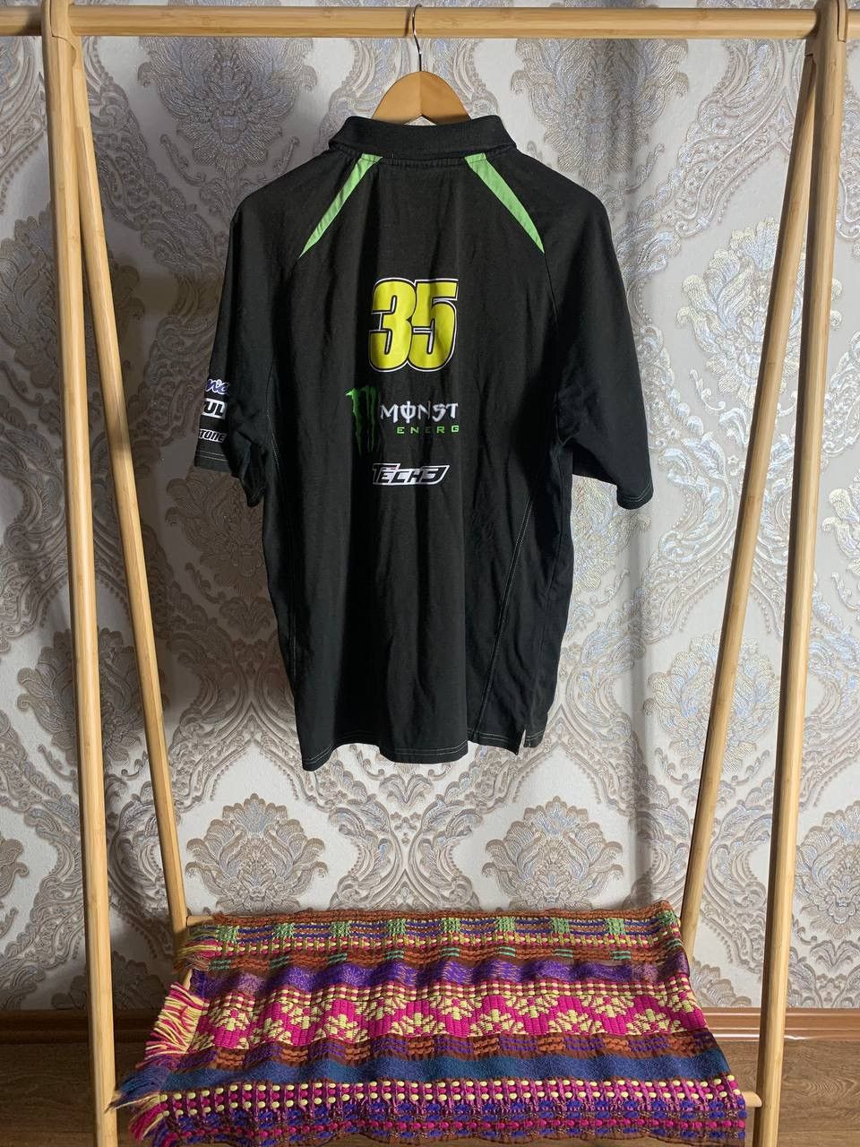 Vintage VERY RARE MONSTER ENERGY MOTORCYCLE POLO NASCAR Y2K 90s Size US XL / EU 56 / 4 - 10 Thumbnail