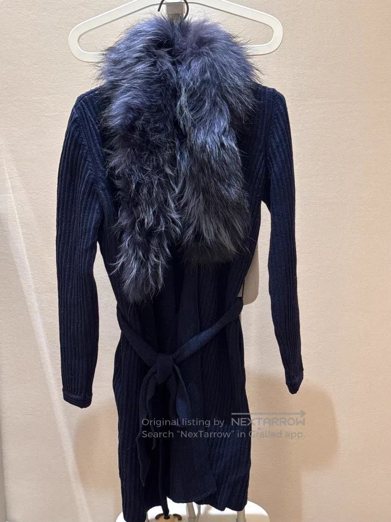 Versace Versace Blue wool blend coat Size XS / US 0-2 / IT 36-38 - 1 Thumbnail