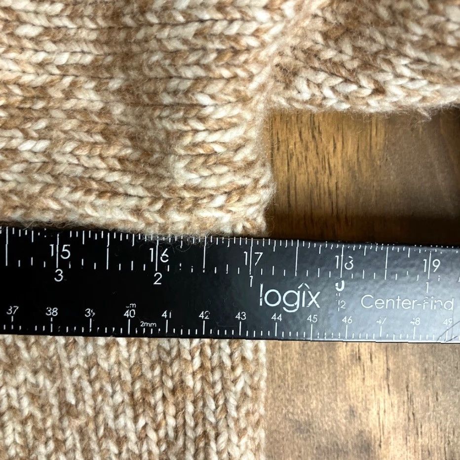 Ann Taylor VINTAGE Ann Taylor LOFT Sweater Cardigan Open Front Merino Wool Blend XS Women's Knit Oatmeal Solid Long Sleeve Fall Winter Spring Casual Workwear Size XS / US 0-2 / IT 36-38 - 7 Thumbnail