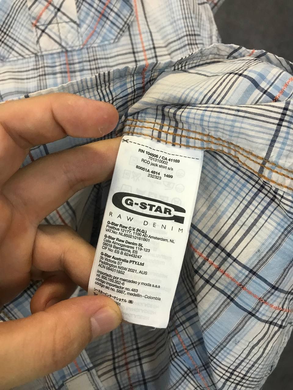 G-Star G Star Raw designer tee Size US L / EU 52-54 / 3 - 6 Thumbnail
