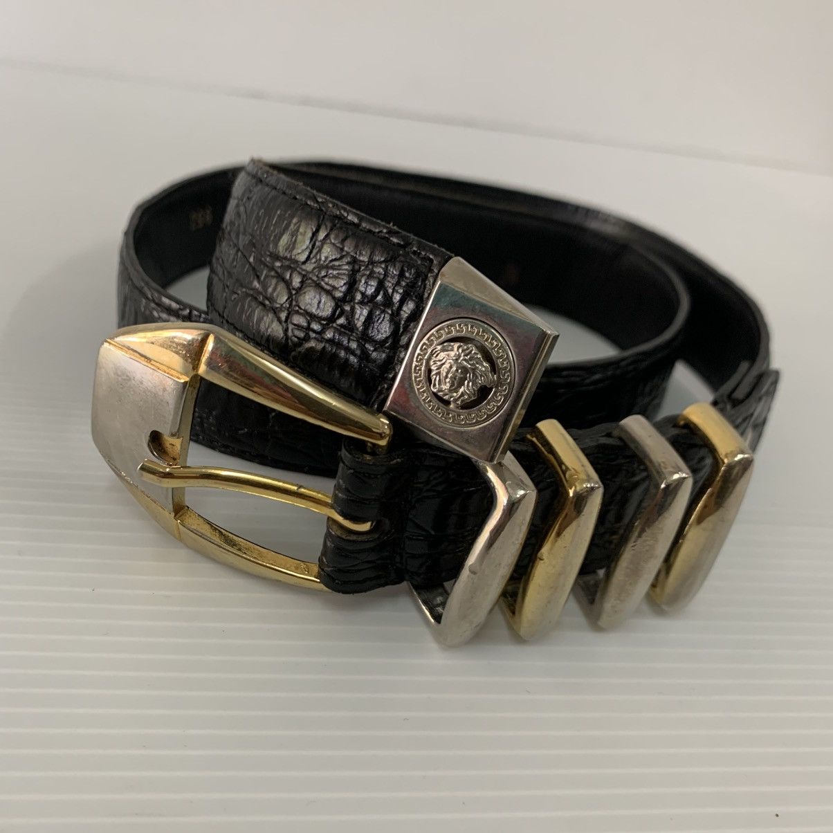 Versace Gianni Versace Leather Belts Size ONE SIZE - 1 Thumbnail