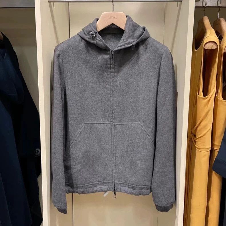 Loro Piana LORO PIANA Waterproof cashmere hooded jacket double sided Size US S / EU 44-46 / 1 - 1 Thumbnail