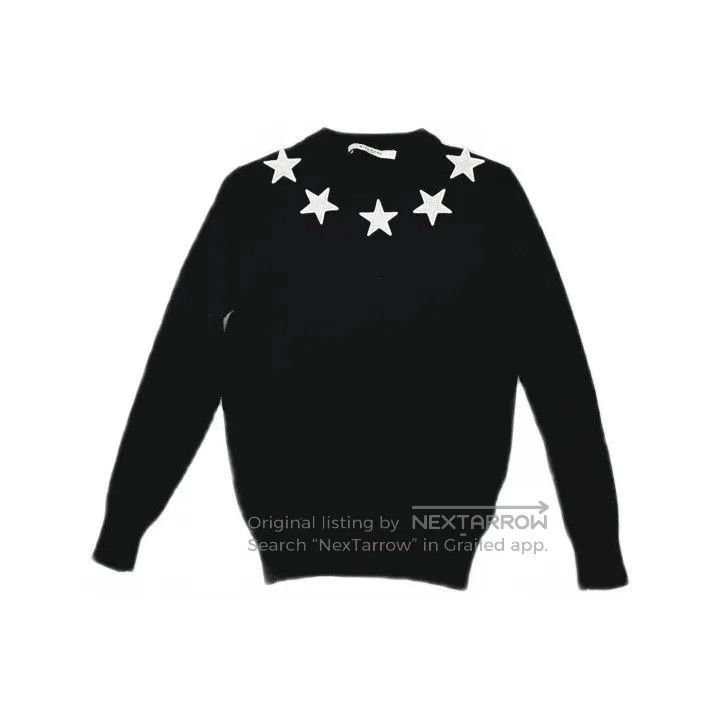 Givenchy Givenchy Men's Star Embroidery Knit Sweater. Size US S / EU 44-46 / 1 - 2 Thumbnail