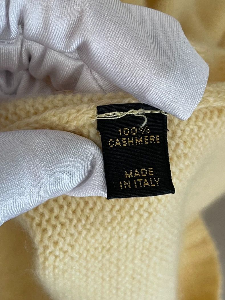 Loro Piana LORO PIANA Goose yellow cashmere sweater Size M / US 6-8 / IT 42-44 - 5 Thumbnail