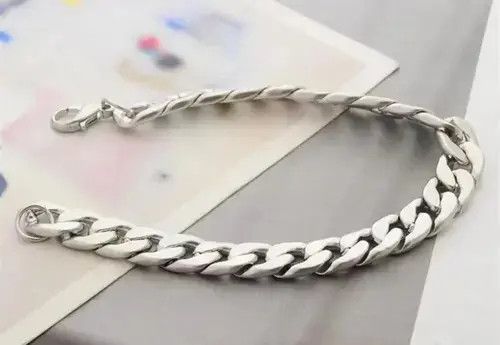 Other Silver Cuban Bracelet Size ONE SIZE - 3 Thumbnail