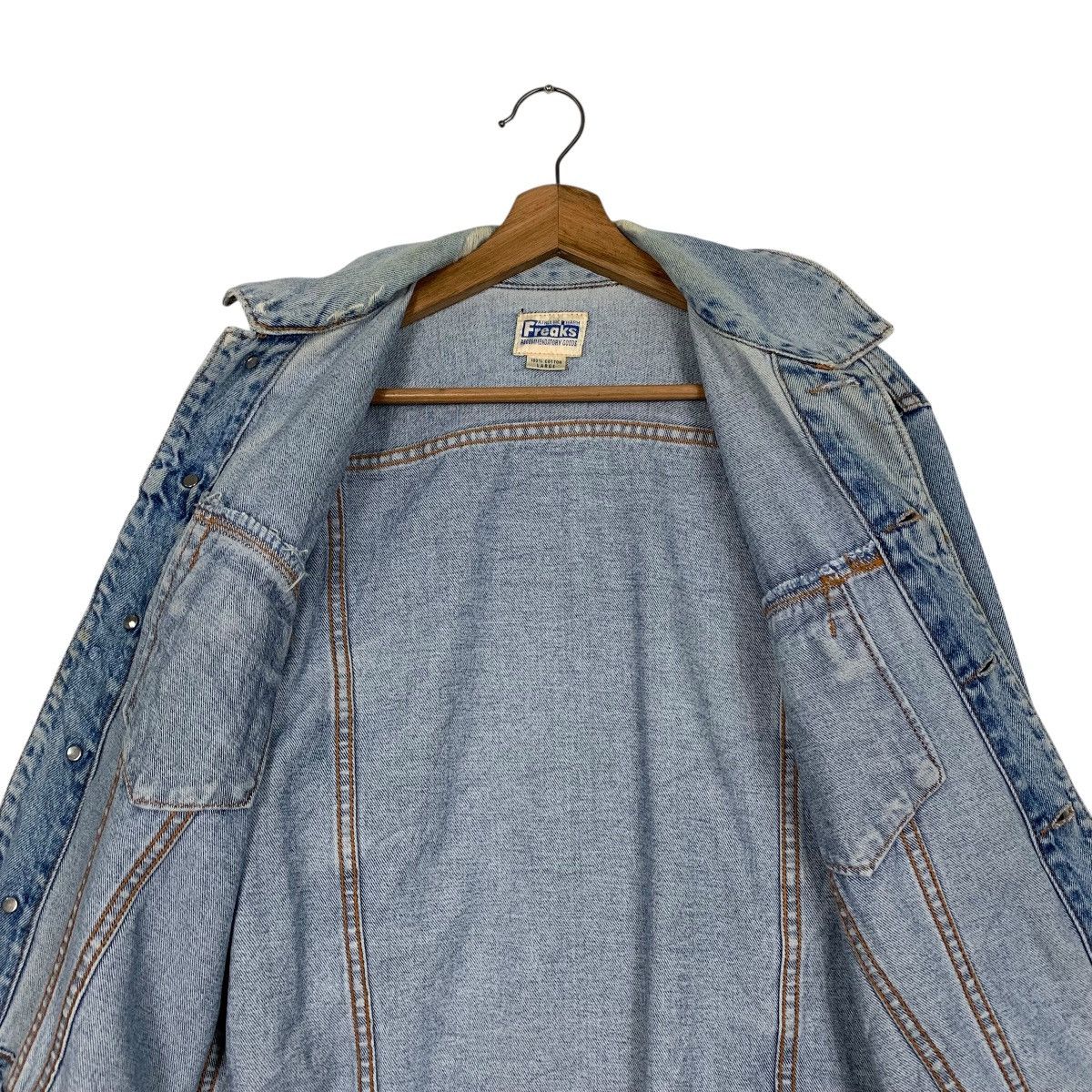 Japanese Brand Japanese Brand Freaks Denim Jacket Size US S / EU 44-46 / 1 - 12 Thumbnail