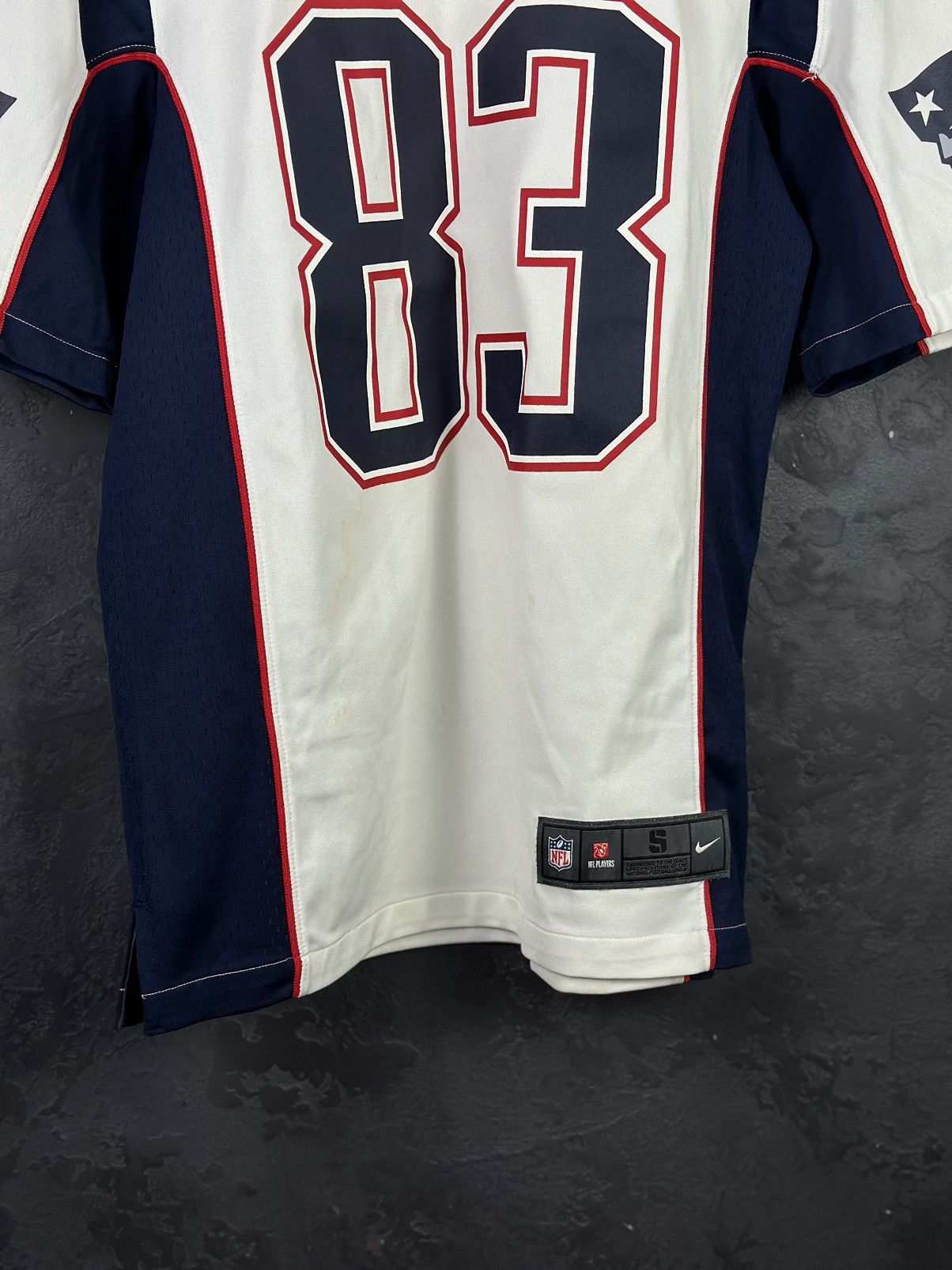 NFL × Nike Wes Welker New England Patriots Nike Limited Jersey - White Size US S / EU 44-46 / 1 - 4 Thumbnail