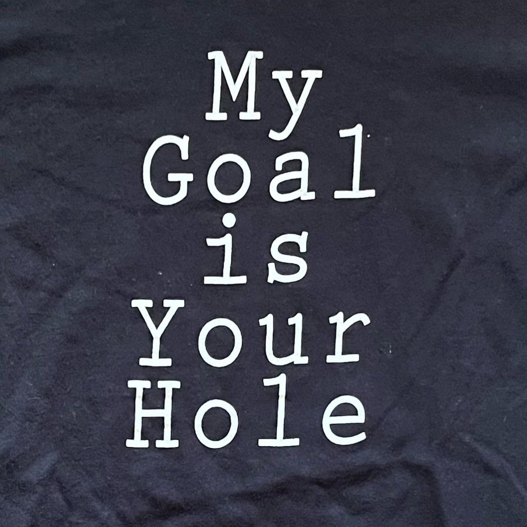 Affliction × Vintage Y2K spencers "my goal is your hole" edgy humor shirt Small Size US S / EU 44-46 / 1 - 2 Thumbnail