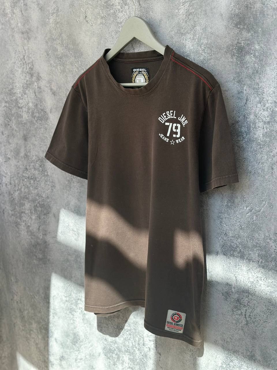 Diesel Diesel Vintage Denim Rare Crew Neck T-Shirt Tee Big Logo Size US XL / EU 56 / 4 - 4 Thumbnail