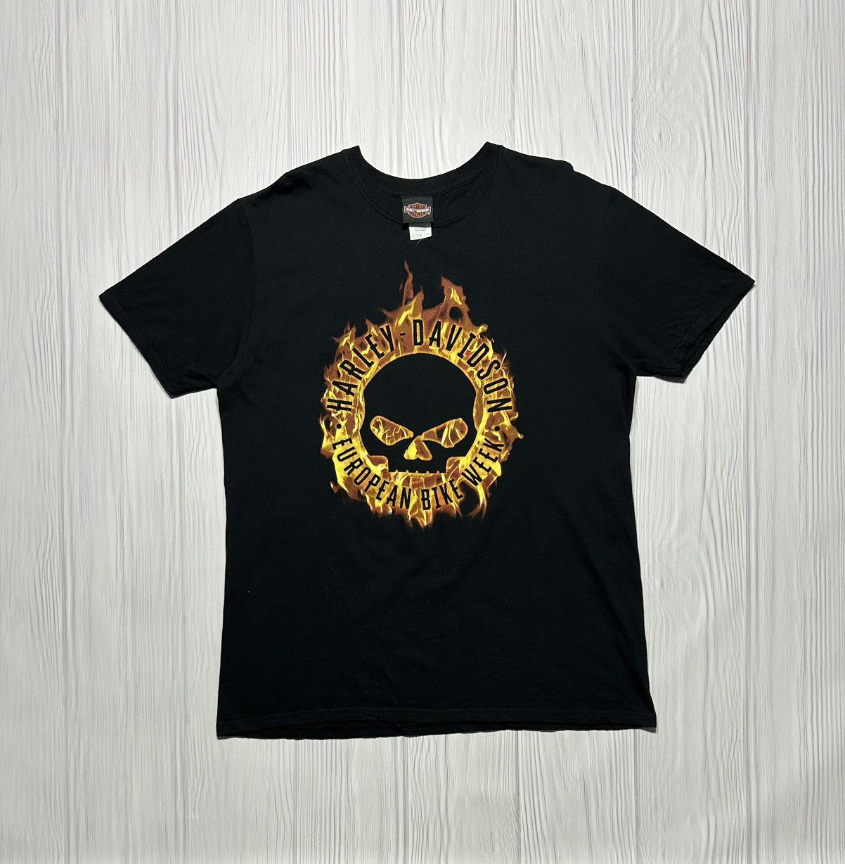 Vintage Harley Davidson Fire Skull Bike Week 2018 T-Shirt Size US L / EU 52-54 / 3 - 1 Thumbnail