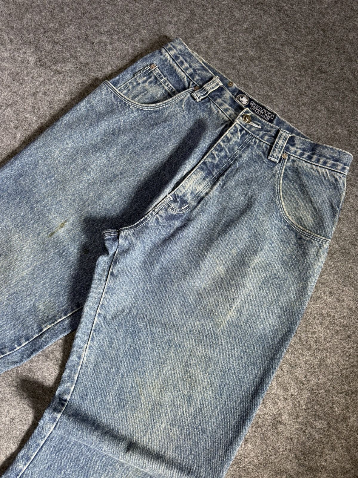 Vintage South Pole Massive Baggy Embroidered Rap Skate Y2k Jeans Size US 32 / EU 48 - 12 Thumbnail