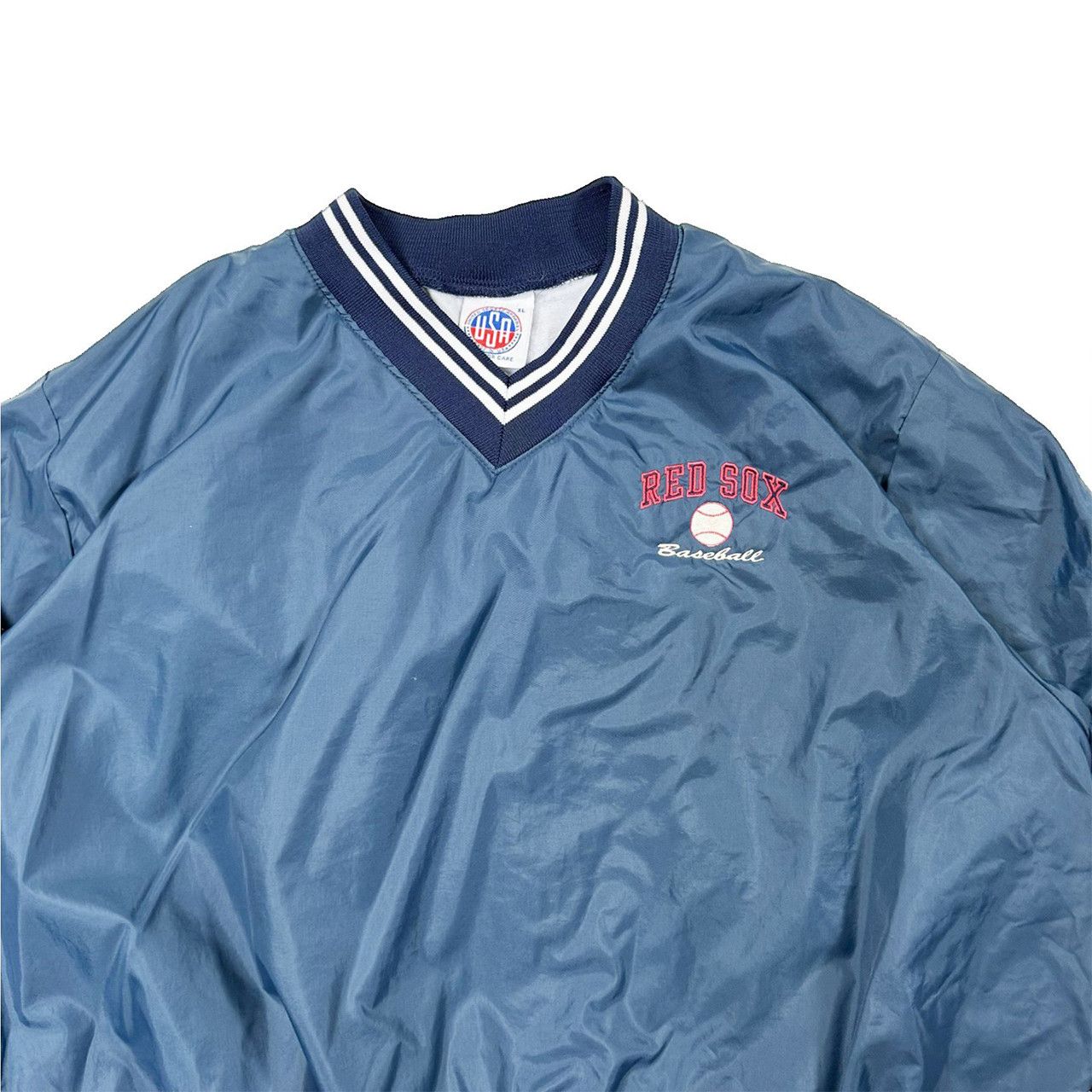 Vintage Vintage 90s Red Sox Baseball Windbreaker Size US XL / EU 56 / 4 - 2 Thumbnail