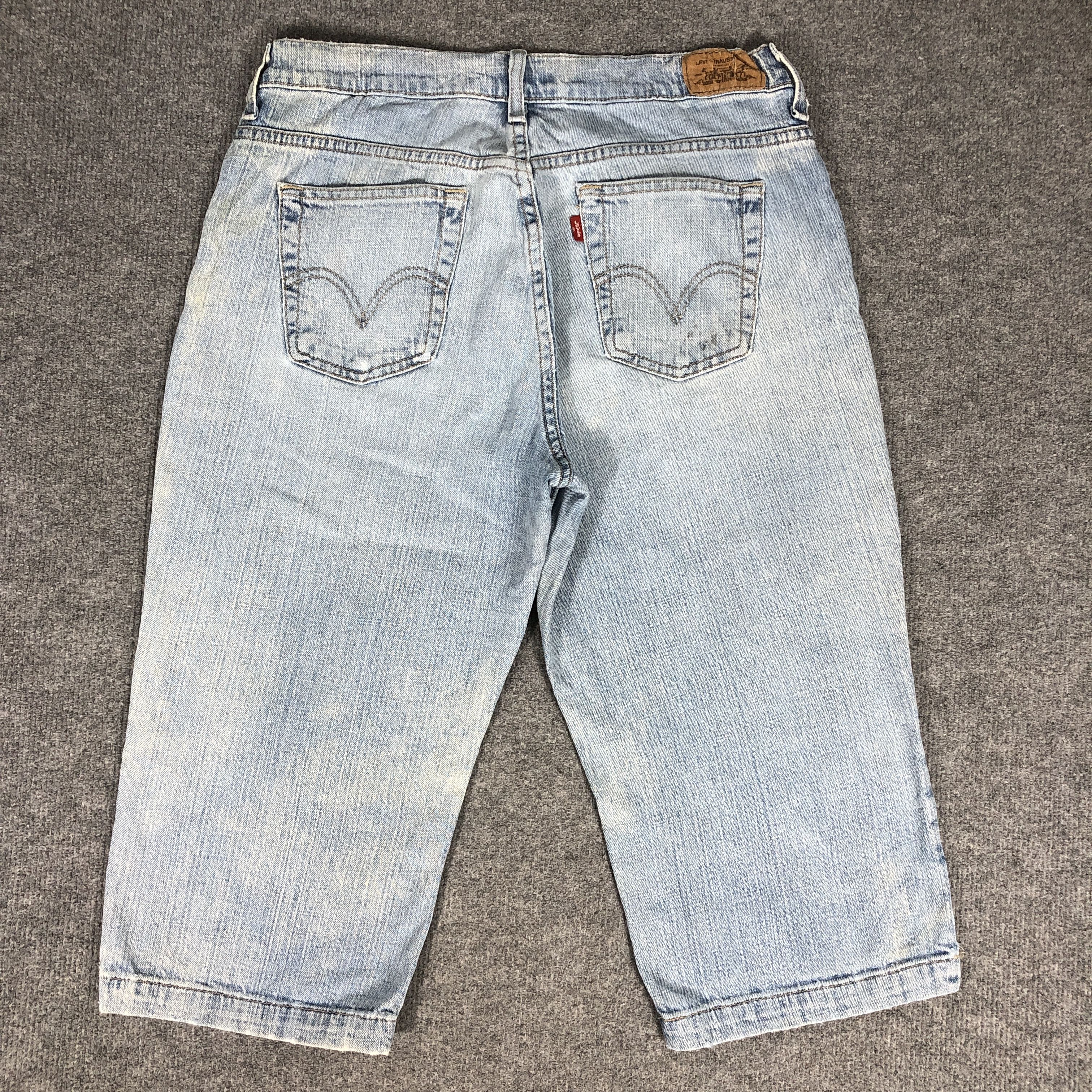 Levi's × Vintage Womens Vintage Levis 515 Jeans Capri L1112W Size 31" - 6 Thumbnail