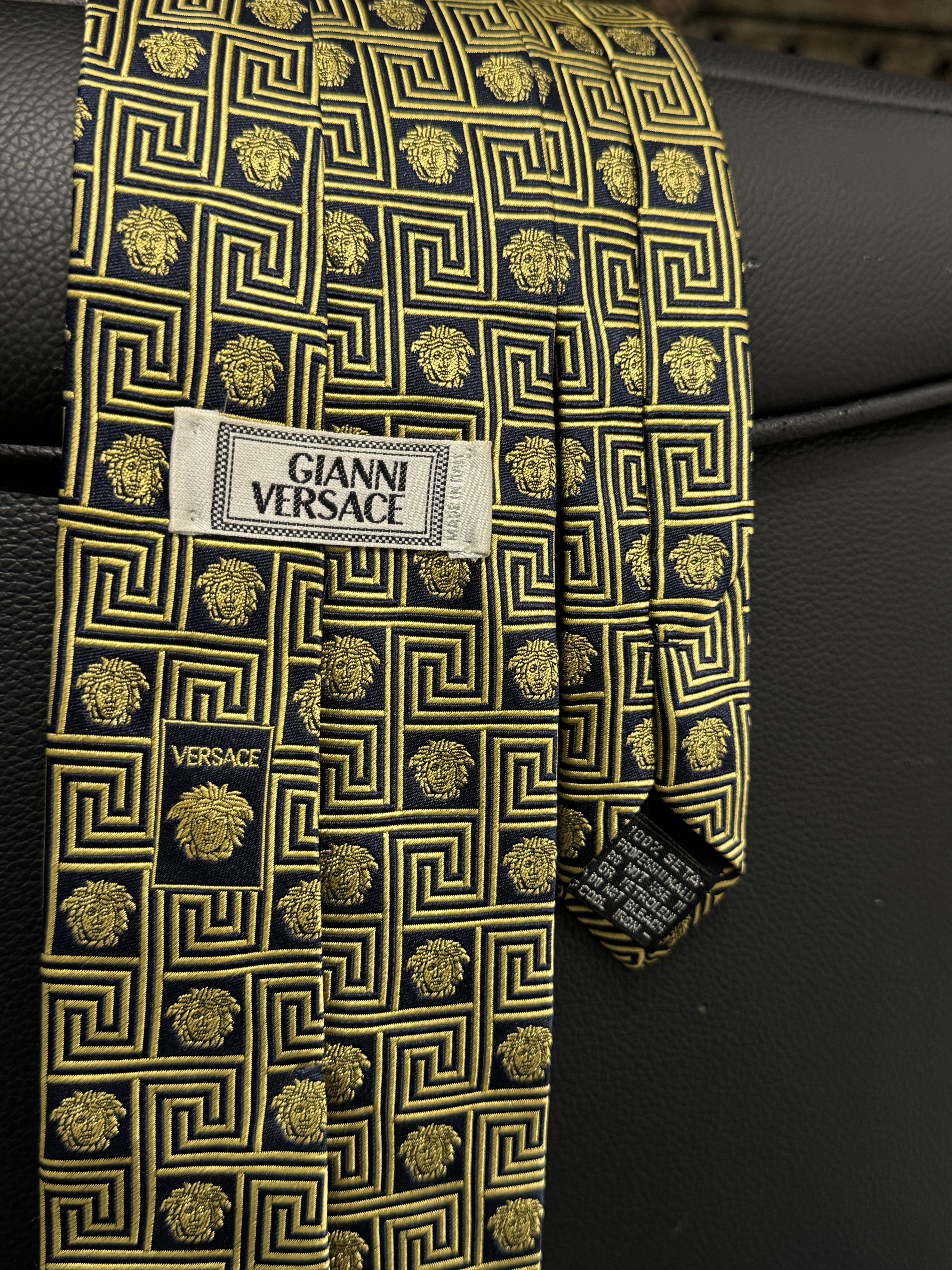 Versace Gianni Versace 90s Medusa silk tie Size ONE SIZE - 2 Thumbnail