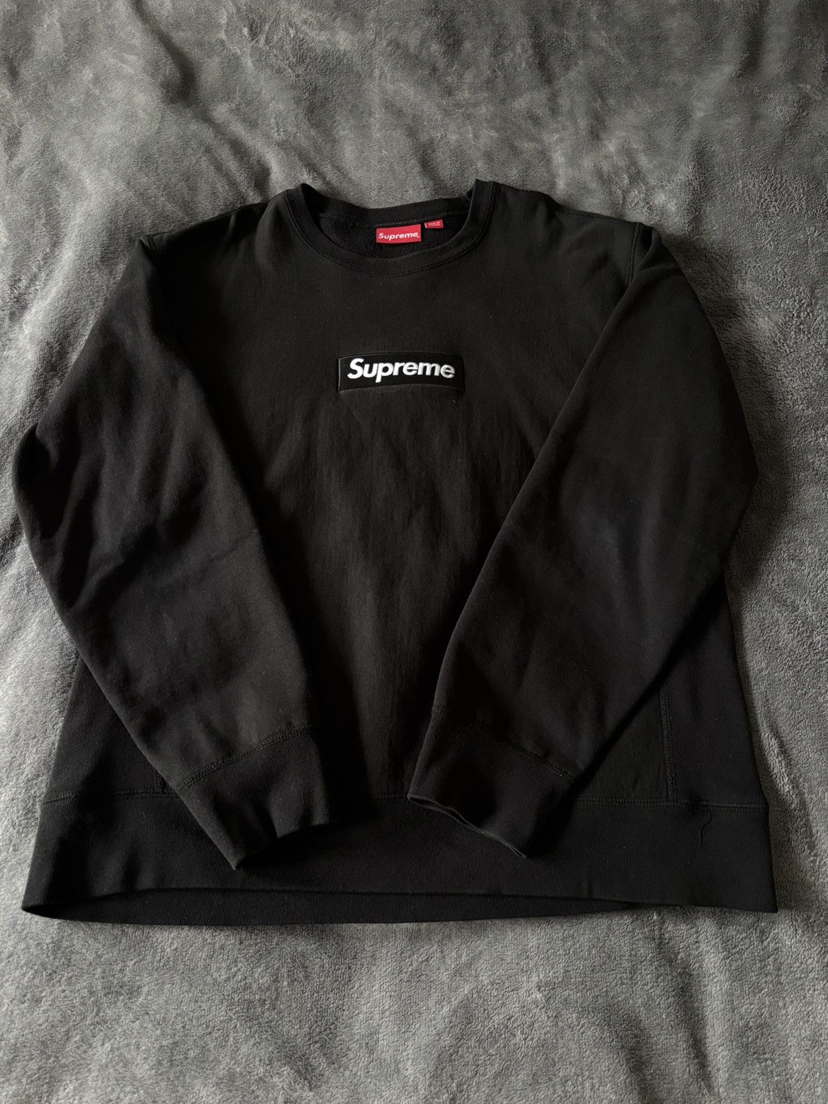 Supreme Supreme Box Logo Crewneck (FW18) Size US XL / EU 56 / 4 - 1 Thumbnail