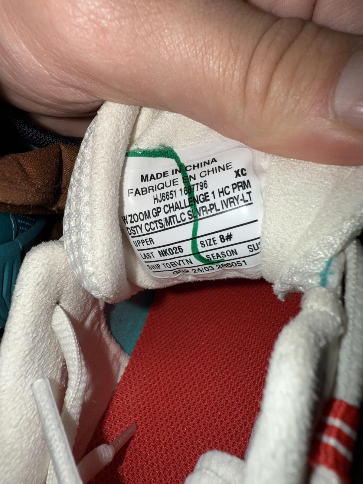 Nike UNRELEASED 2026 Nike GP Challenge 1 Premium Women Hard Court Tennis Shoes Sample Size US 7 / IT 37 - 11 Thumbnail