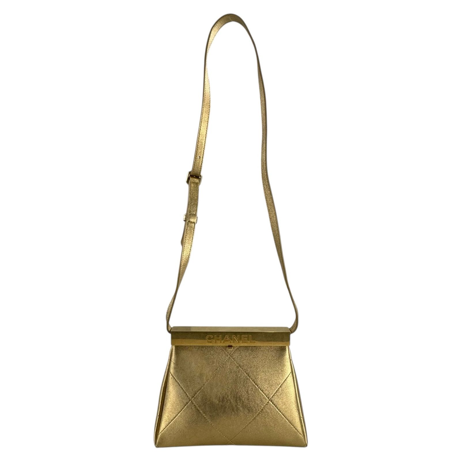 Chanel Chanel Matelassé Kiss Lock Frame Shoulder Bag Size ONE SIZE - 1 Thumbnail