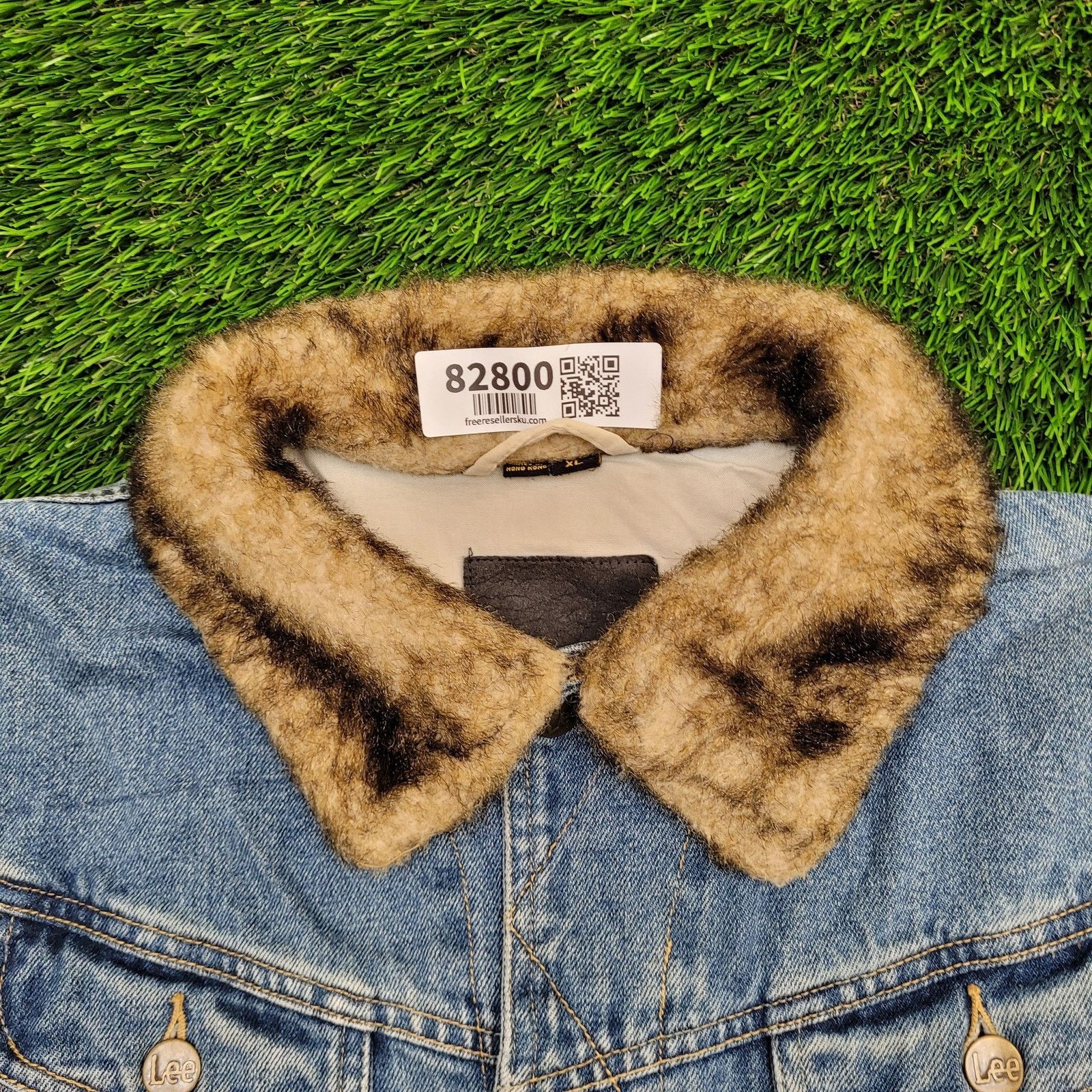 Lee VTG LEE Trucker Denim Jacket Womens L/XL 22x24 Faded Crop Size L / US 10 / IT 46 - 12 Thumbnail