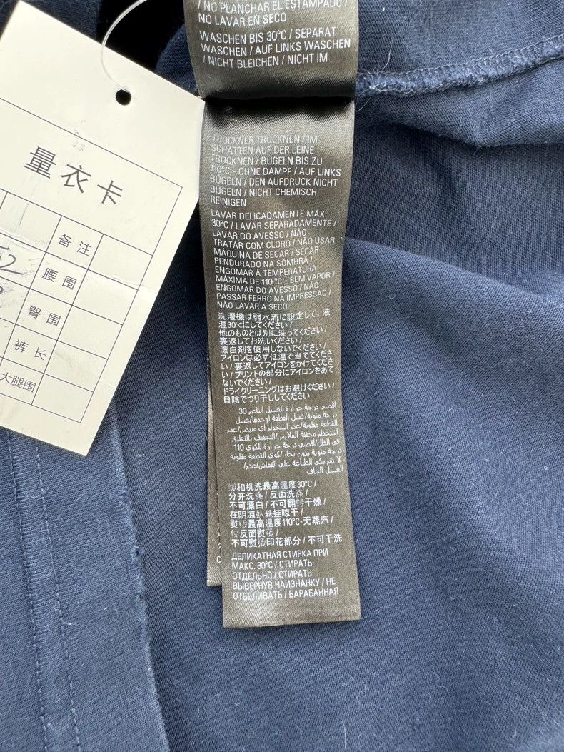 Balenciaga Balenciaga Balenciaga Navy Blue Destroyed Short Sleeve Size US XXS / EU 40 - 6 Thumbnail