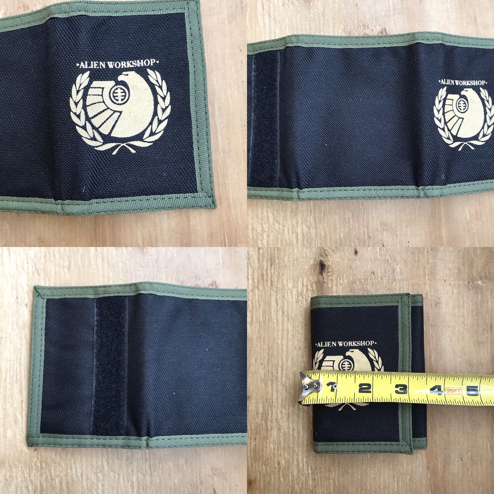 Alien Workshop VINTAGE Alien Workshop Wallet Trifold Skateboarding Black Unisex Wallet Rare Size ONE SIZE - 8 Thumbnail