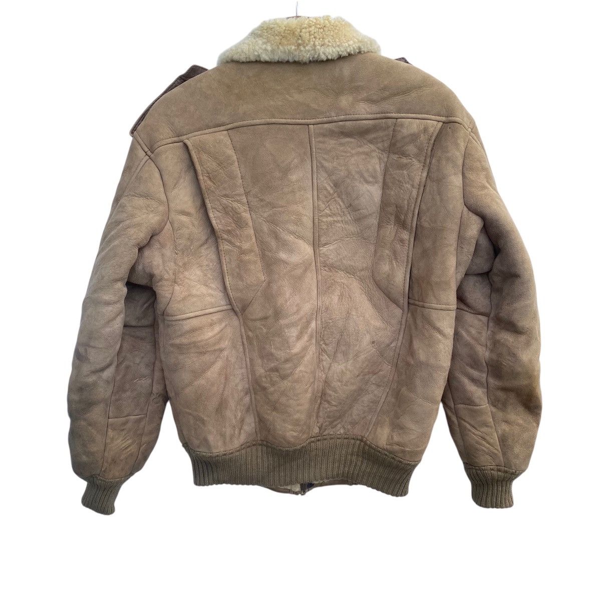 Canterbury of New Zealand × Vintage 🔥Vtg Canterbury Sheepskin WOOL&SUEDE Sherling Leather Jacket Size US M / EU 48-50 / 2 - 5 Thumbnail