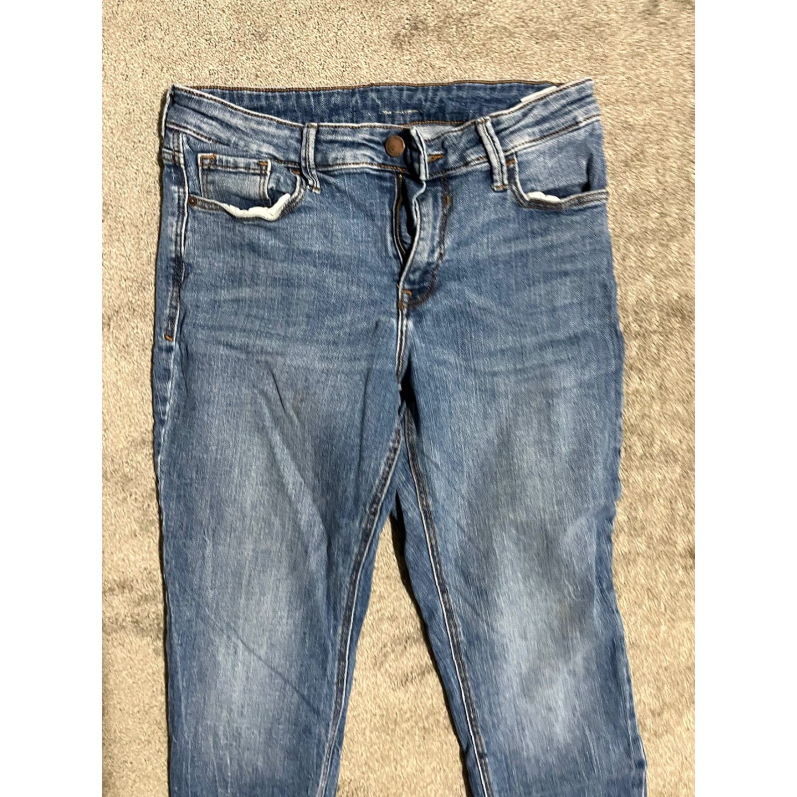 Old Navy Old Navy Womens Rockstar Super Skinny Jeans Womens Size 10 Regular Blue Size 32" / US 10 / IT 46 - 2 Thumbnail