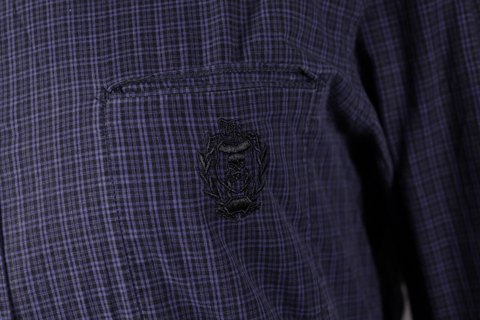 The Kooples The Kooples Blue Checl Long Sleeve Top Shirt Blouse Size S Size S / US 4 / IT 40 - 4 Thumbnail